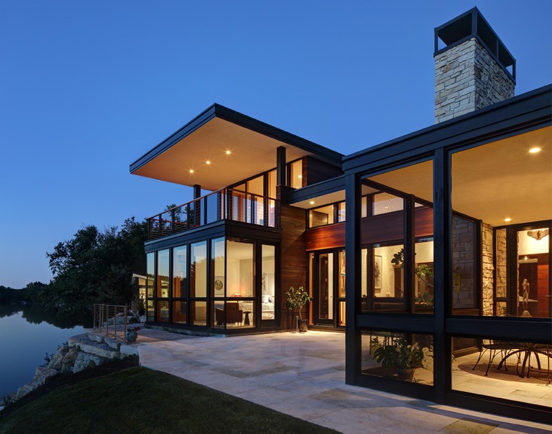 Rock River House by Bruns Architecture