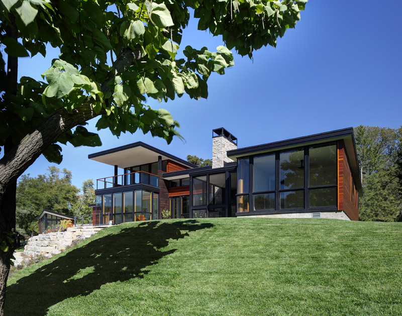 Rock River House by Bruns Architecture