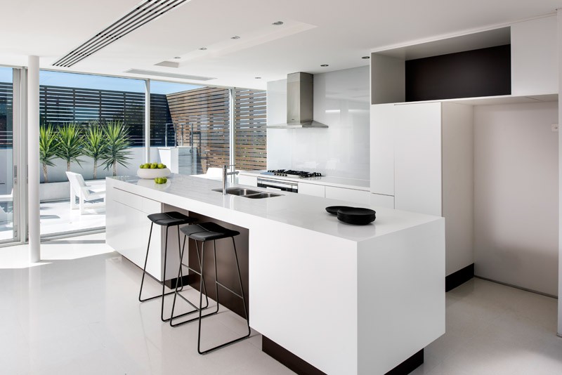 Floating kitchen island