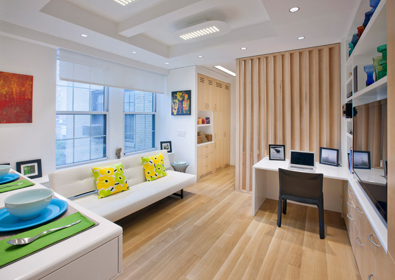 New York City Micro-Apartment By Allen + Killcoyne Architects