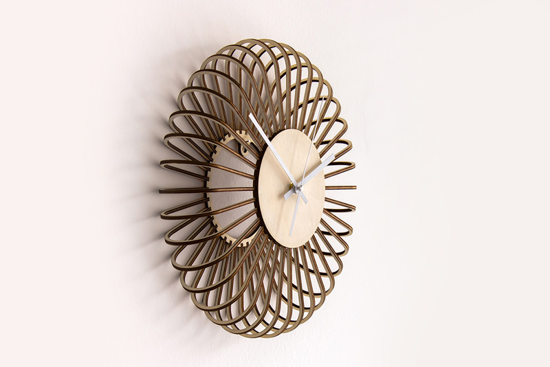 Puff Wall Clock by GorjupDesign