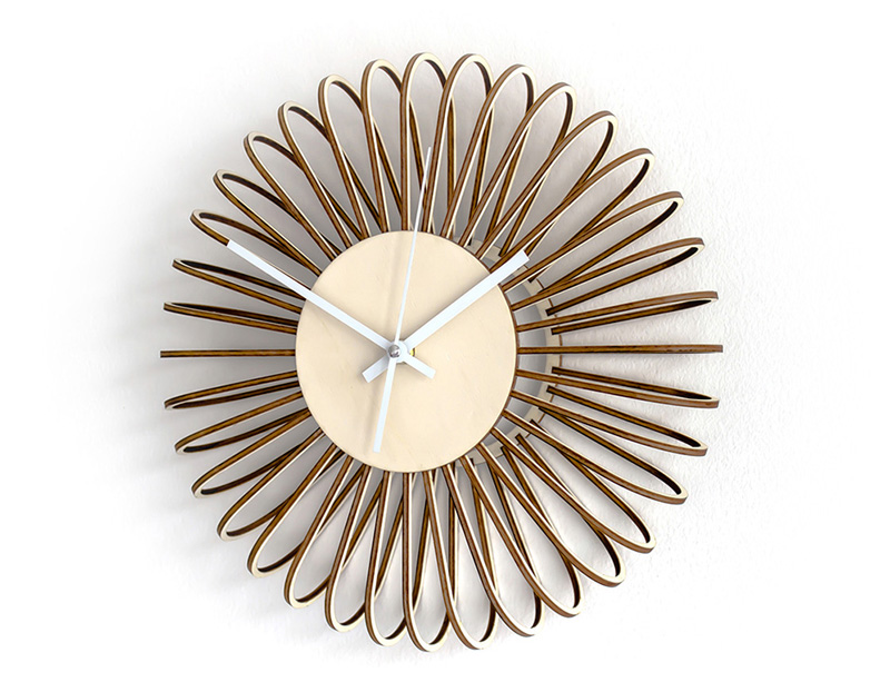 Puff Wall Clock by GorjupDesign