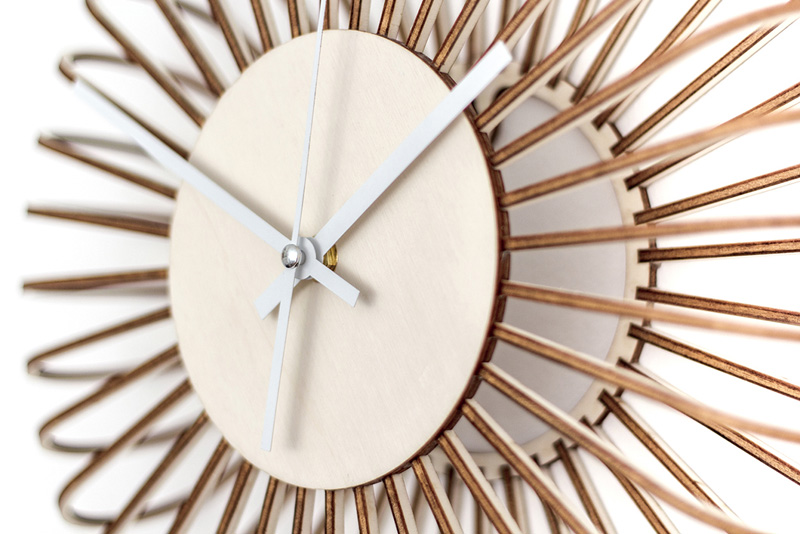 Puff Wall Clock by GorjupDesign