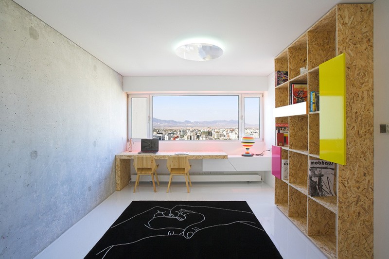 Split Level Apartment By M.O.B Interior Architects