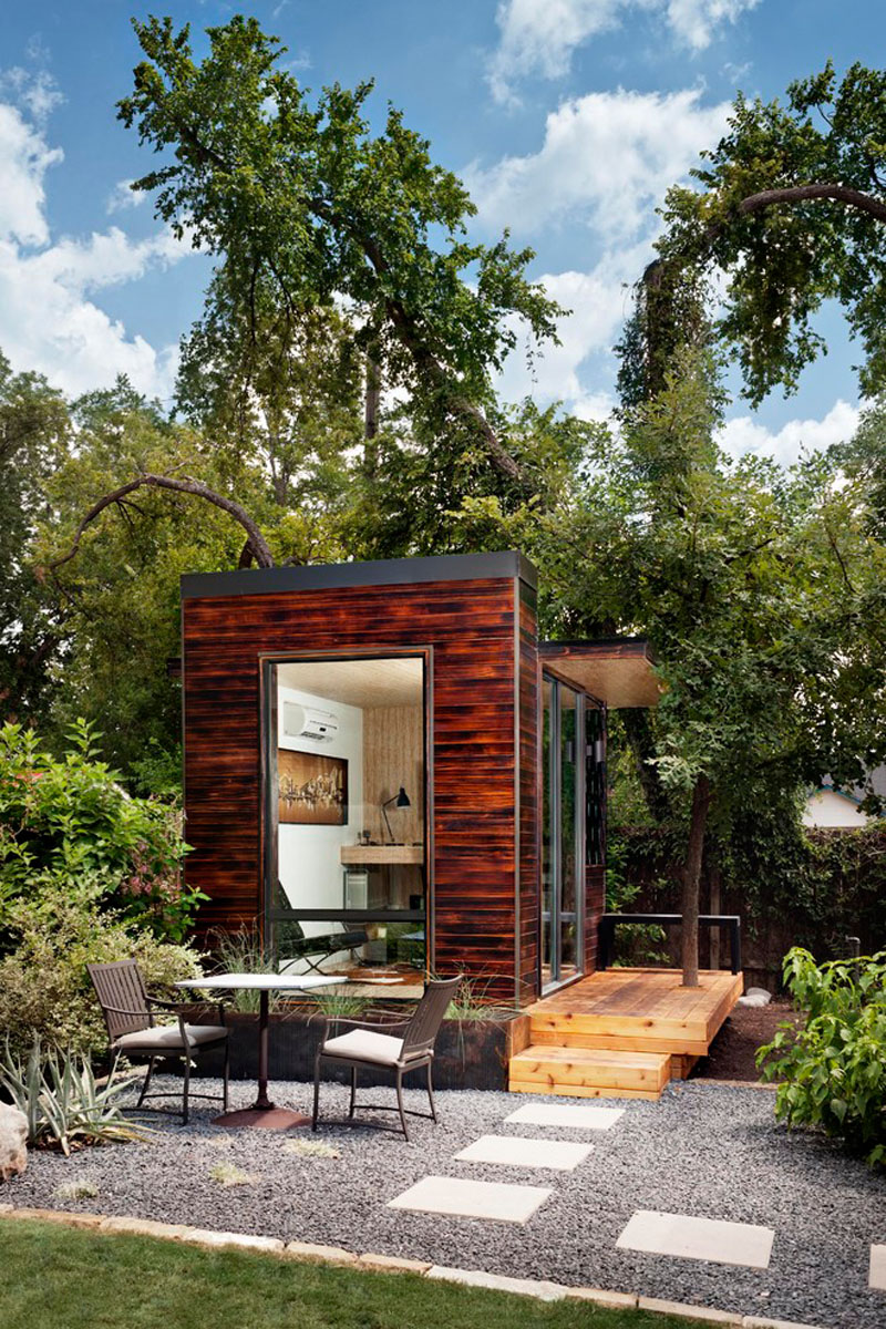 92 Square Foot Backyard Office by Sett Studio