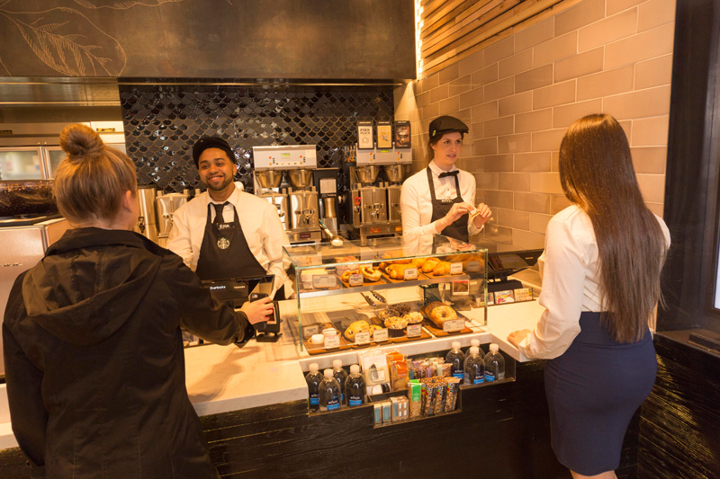 Starbucks Opens Its First Express Format Store On Wall Street