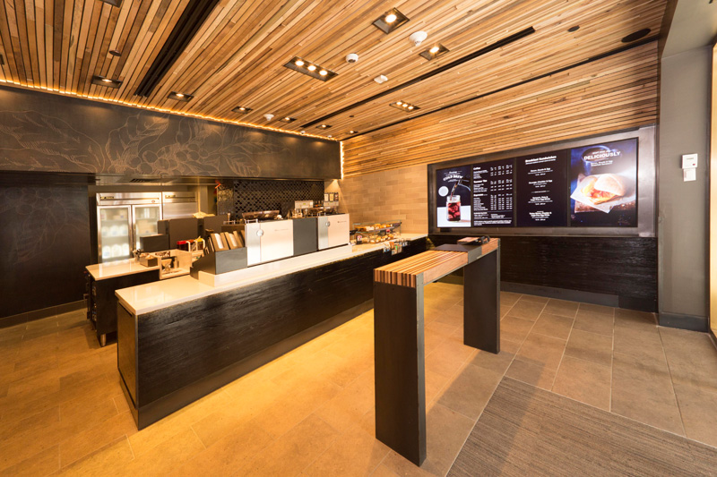 Starbucks Opens Its First Express Format Store On Wall Street