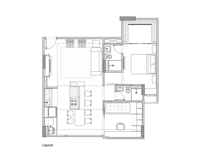 Trama Apartment By Semerene Interior Architecture