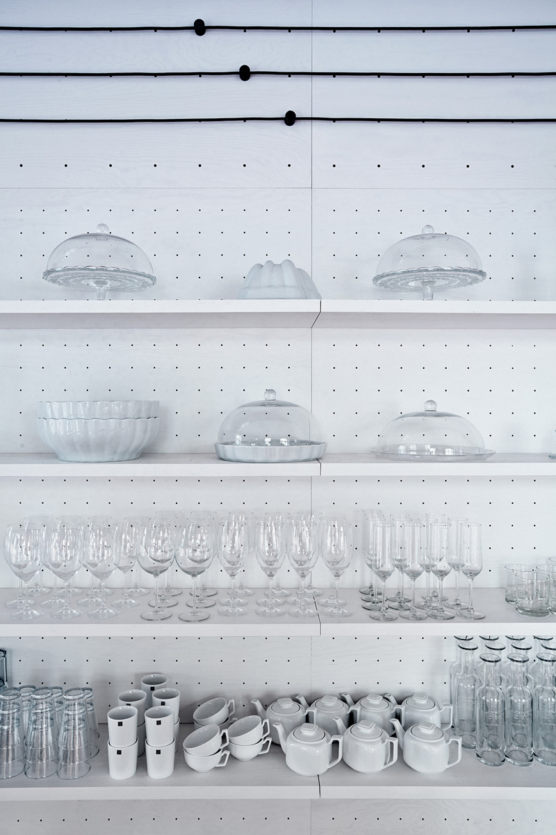 A White Minimalist Bistro In Prague