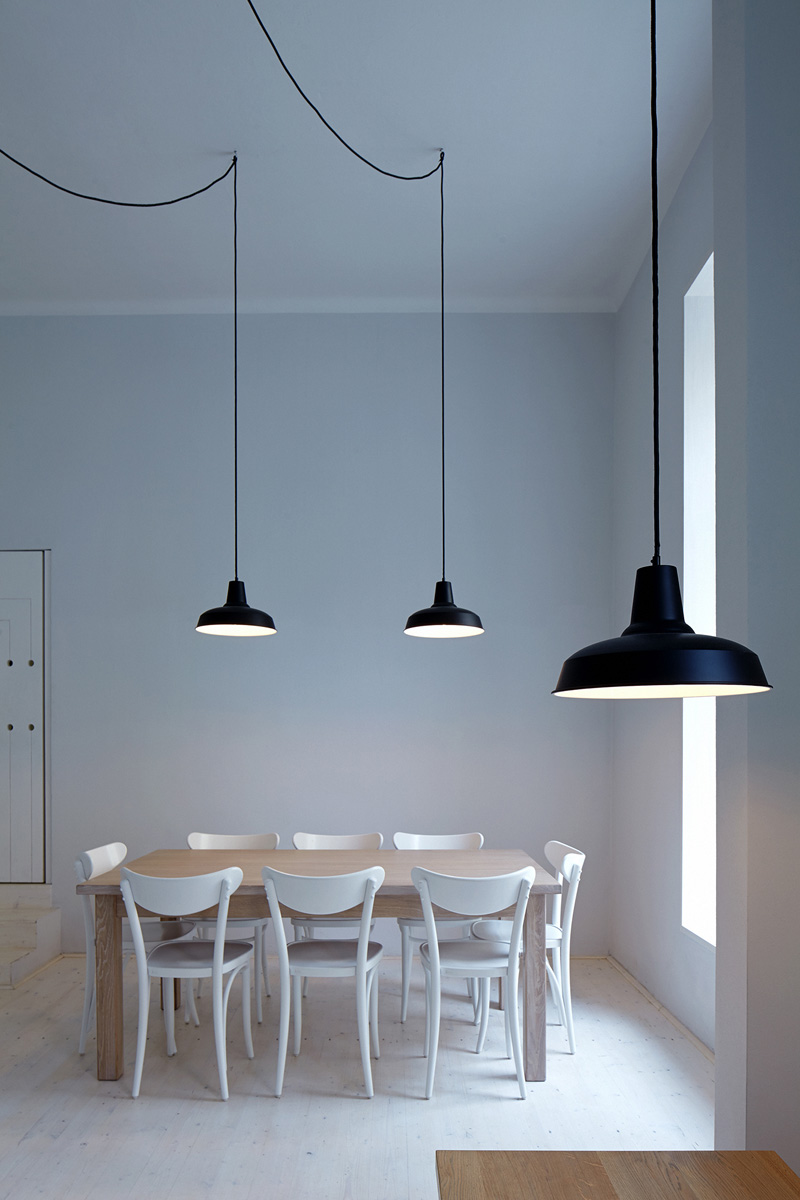 A White Minimalist Bistro In Prague