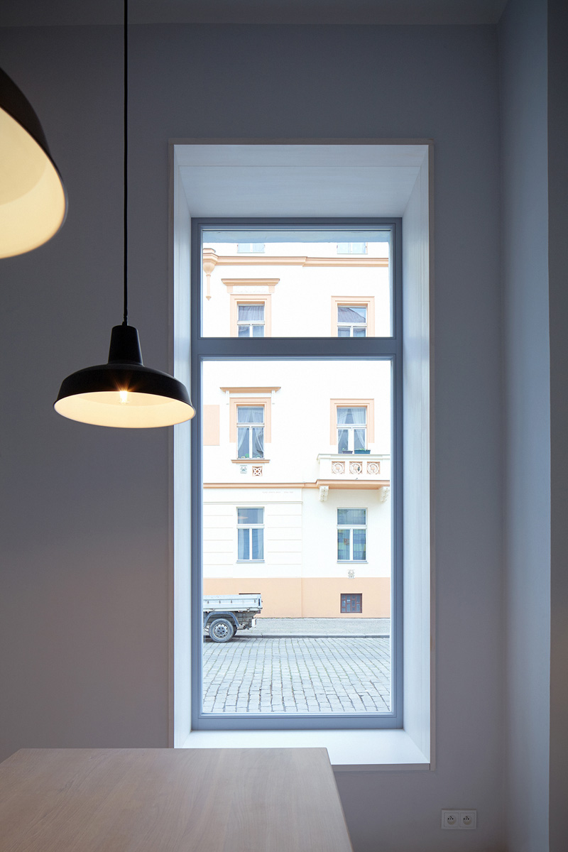 A White Minimalist Bistro In Prague