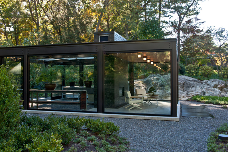 Glass House In The Garden By Flavin Architects And Zen Associates