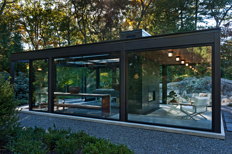 Glass House In The Garden By Flavin Architects And Zen Associates