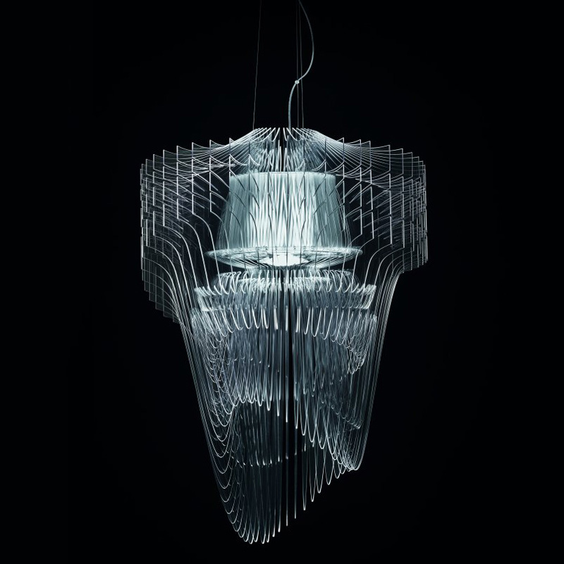 Aria Transparente Chandelier By Zaha Hadid Architects