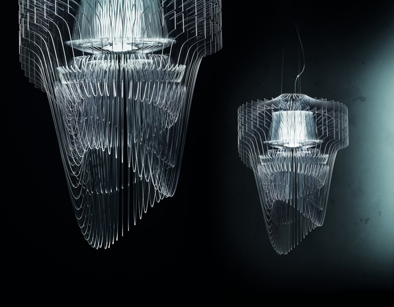 Aria Transparente Chandelier By Zaha Hadid Architects