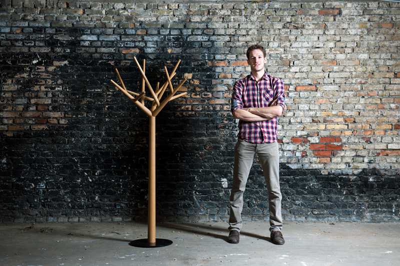 Y Coat Stand by Baptiste Ducommum for Klybeck