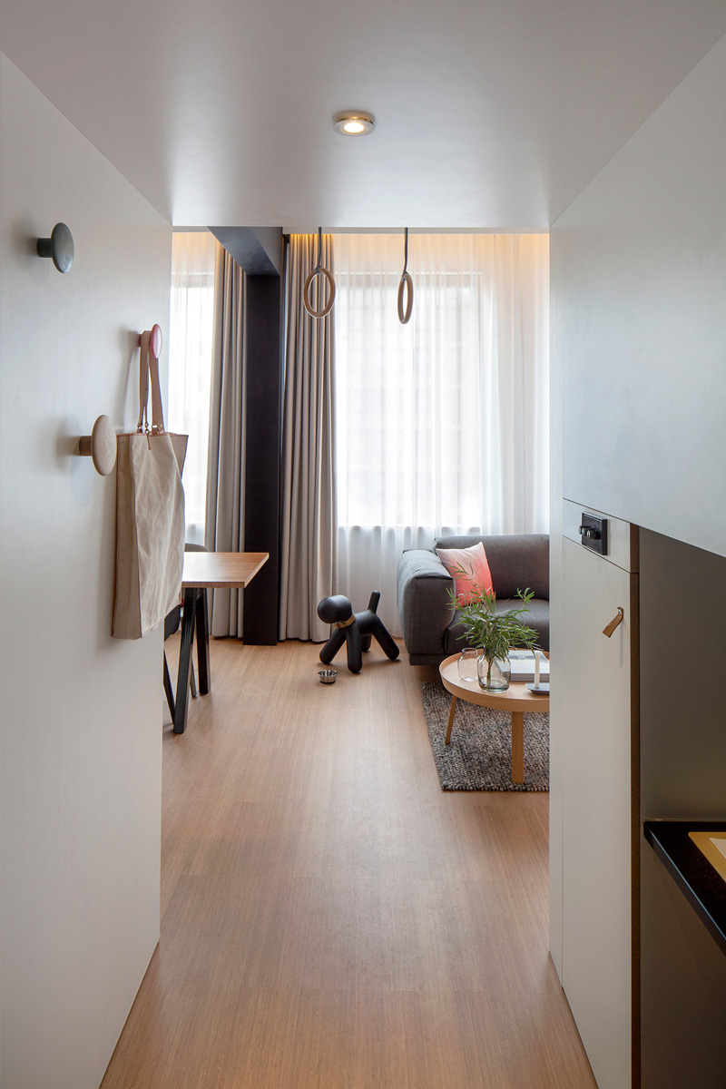 concrete Designs Compact Loft With Hidden Features For New Hotel Brand Zoku