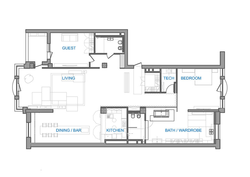 32nd Apartment By 2B.group