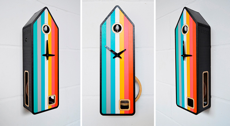 Color-House Cuckoo Clock By Pedro Mealha