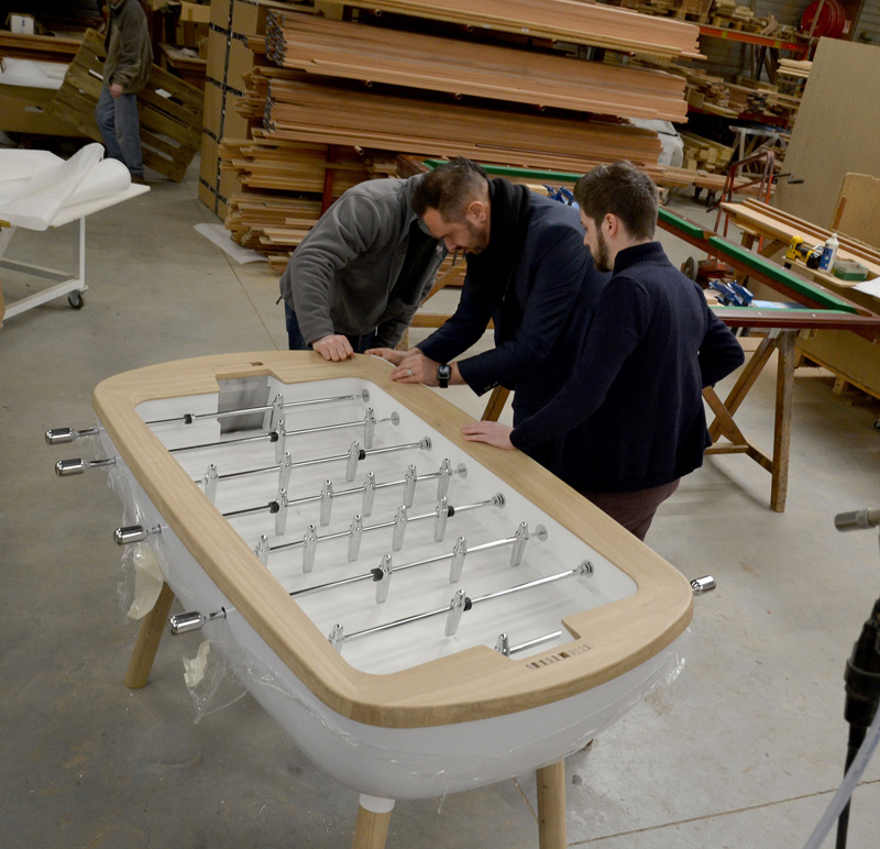 The Pure Foosball Table By Alain Gilles