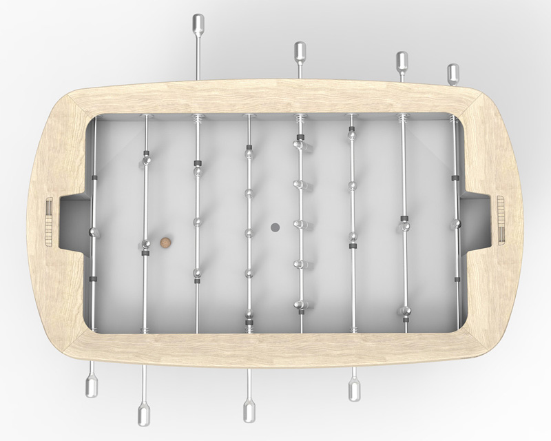 The Pure Foosball Table By Alain Gilles