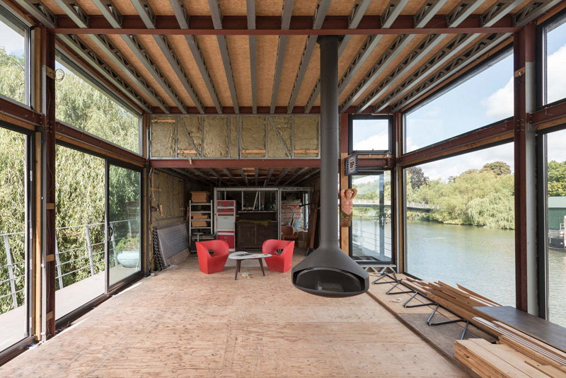 Houseboat On Tagg's Island By MAA Architects