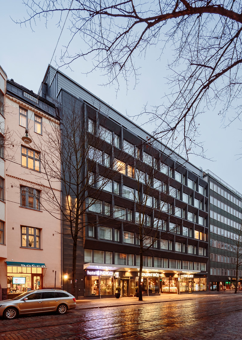 Hotel Indigo Helsinki Boulevard  By Architects Soini & Horto