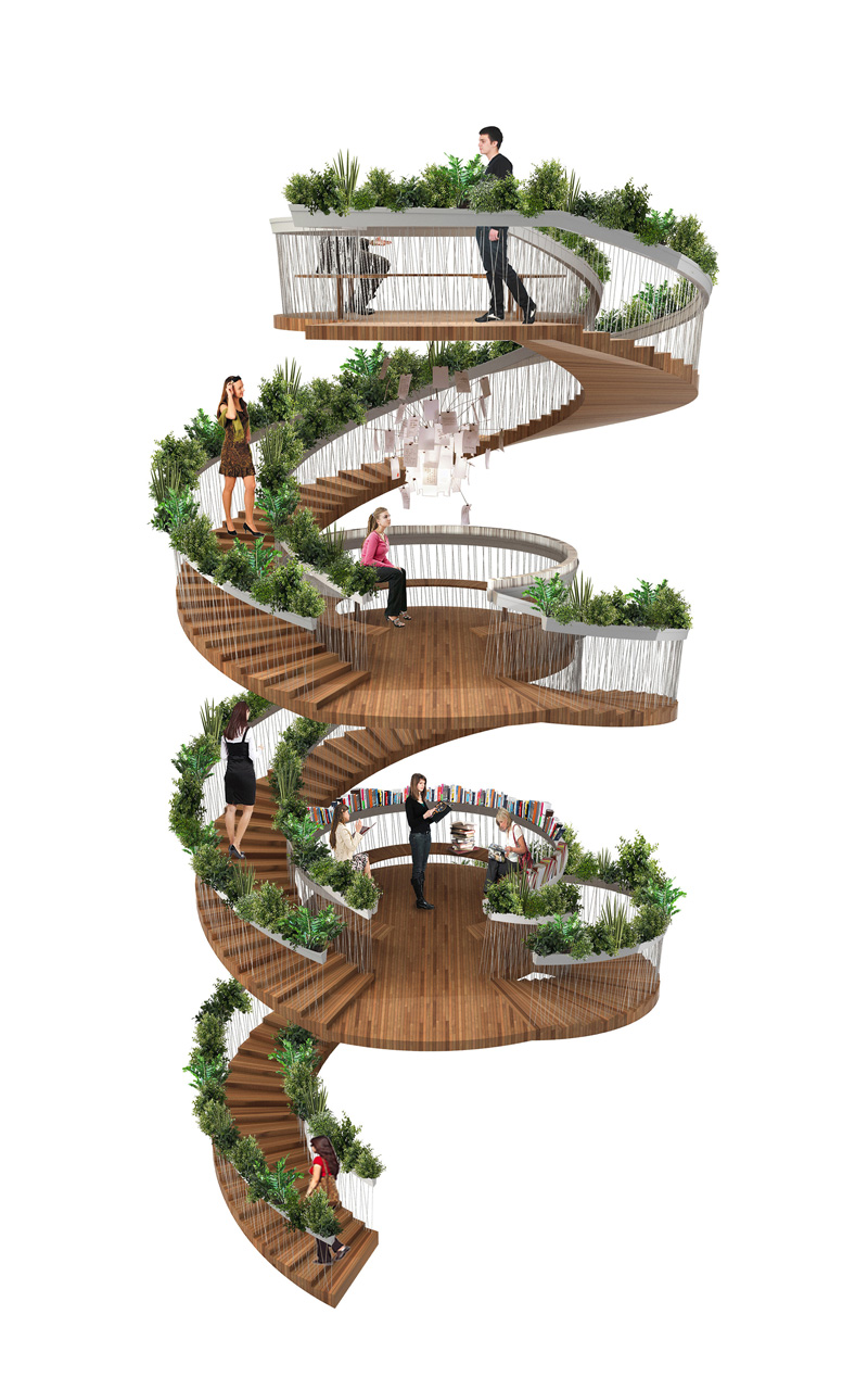 Living Staircase By Paul Cocksedge