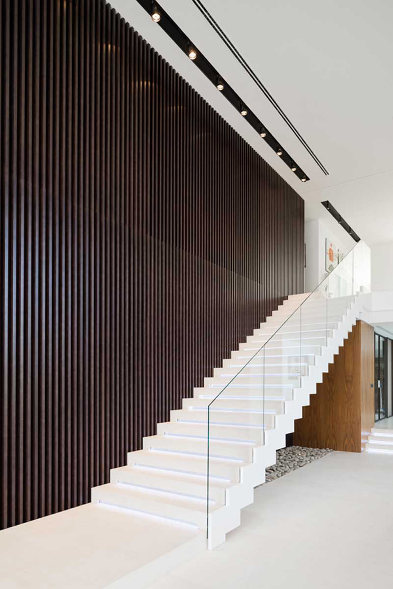 Contemporary White Stairs