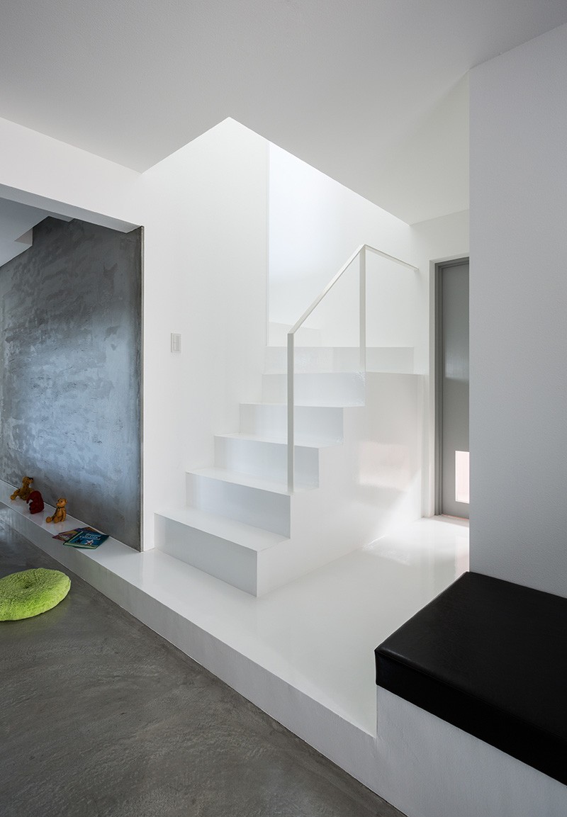 Contemporary White Stairs