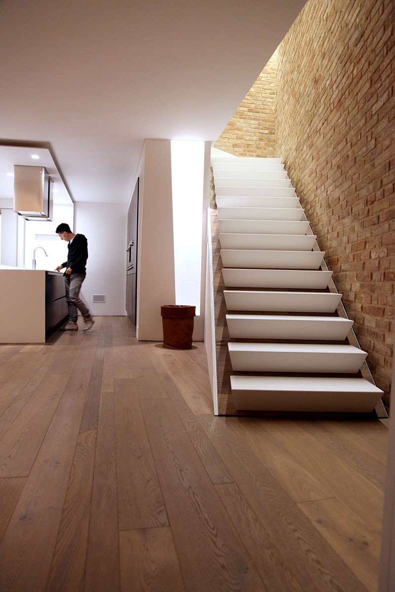 Contemporary White Stairs