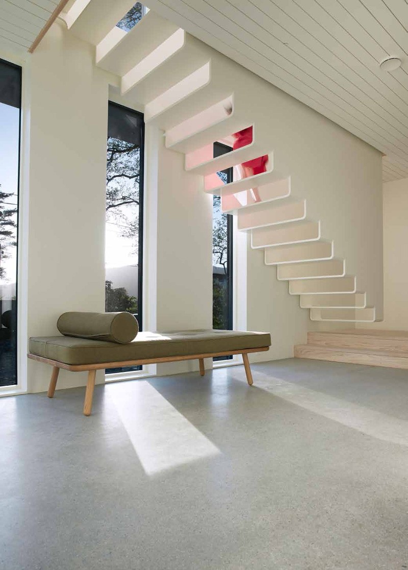 Contemporary White Stairs