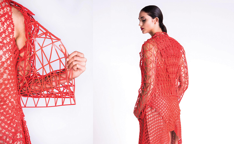 Danit Peleg Created Her Fashion Collection At Home Using 3D Printers