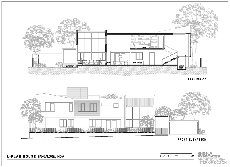 L-Plan House By Khosla Associates