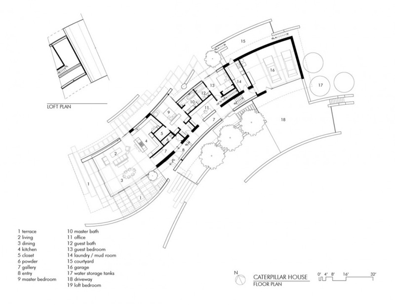 The Caterpillar House By Feldman Architecture