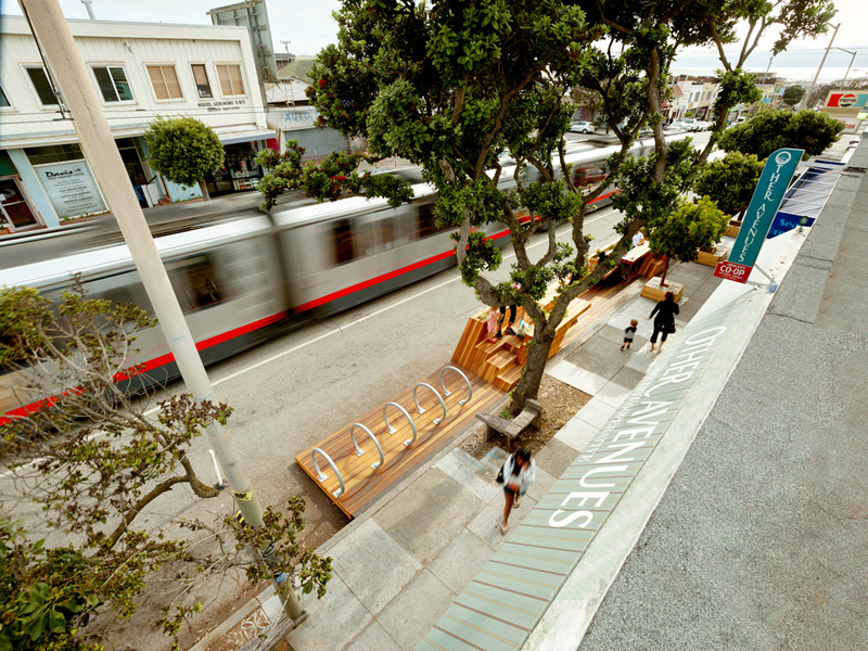 Sunset Parklet By INTERSTICE Architects