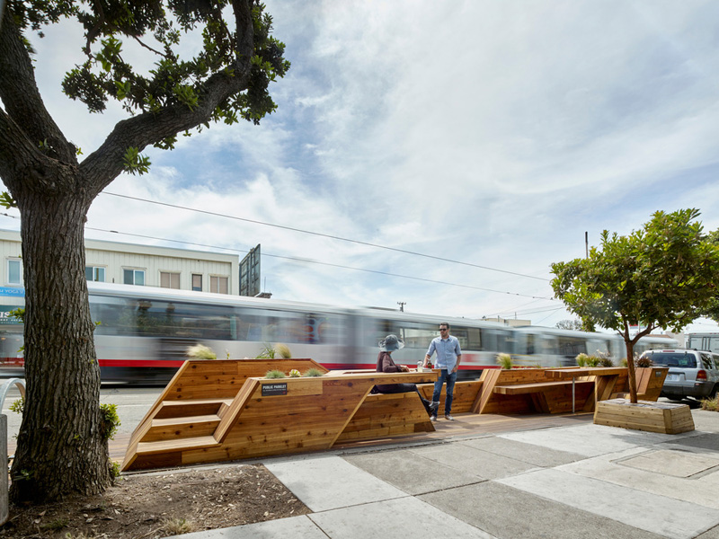 Sunset Parklet By INTERSTICE Architects