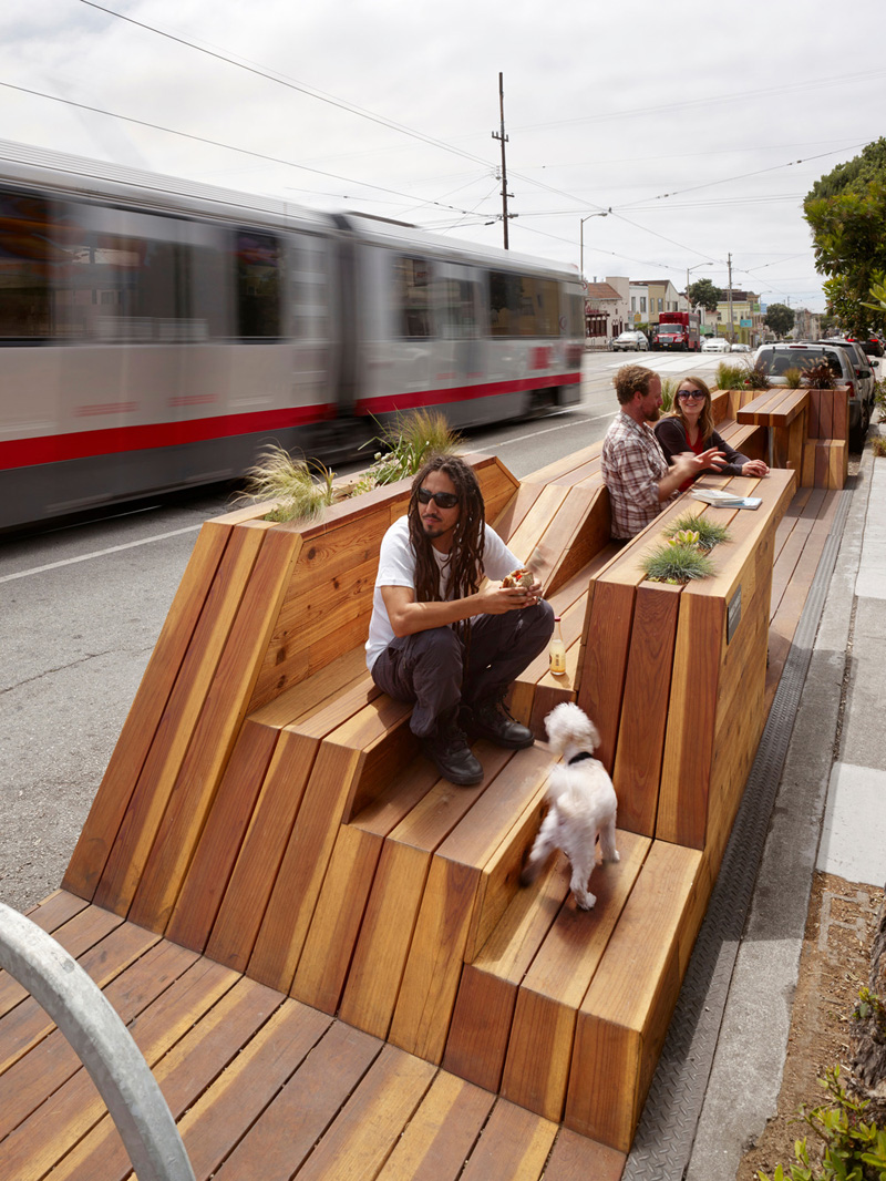 Sunset Parklet By INTERSTICE Architects