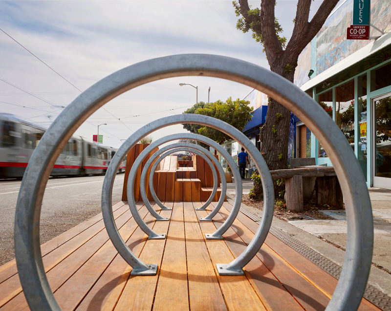 Sunset Parklet By INTERSTICE Architects