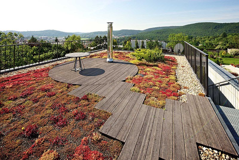 Rooftop deck