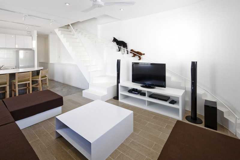 This Home Has Separate Small Stairs For Small Dogs