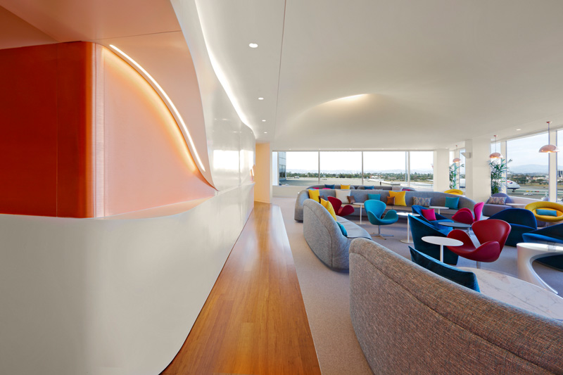 Los Angeles Virgin Atlantic Clubhouse By Slade Architecture & Virgin Atlantic Airways Design Team