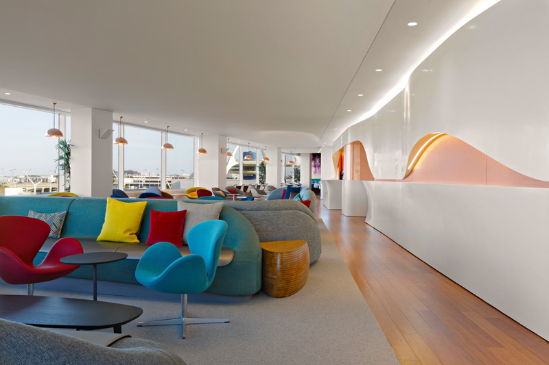 Los Angeles Virgin Atlantic Clubhouse By Slade Architecture & Virgin Atlantic Airways Design Team