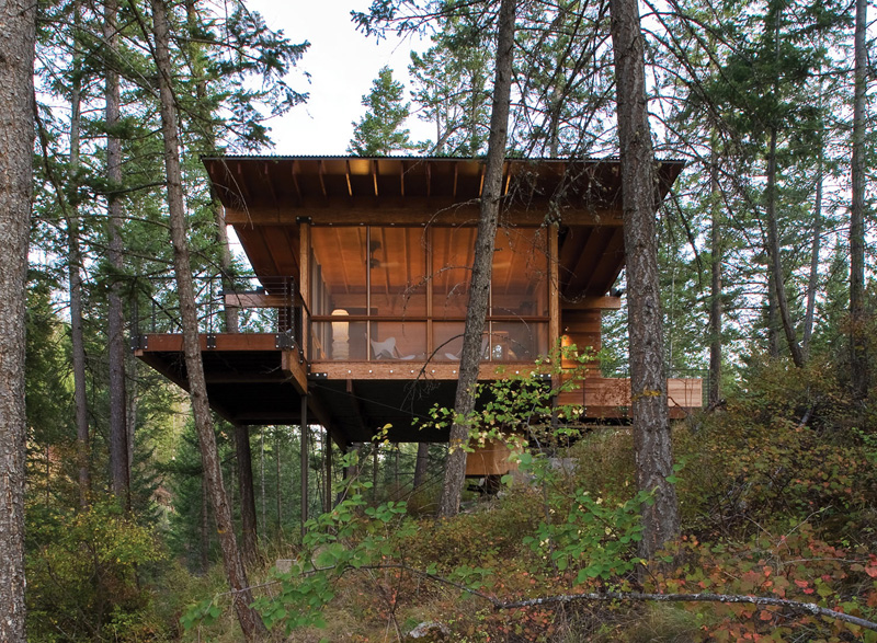 Cabin on Flathead Lake by Andersson Wise Architects