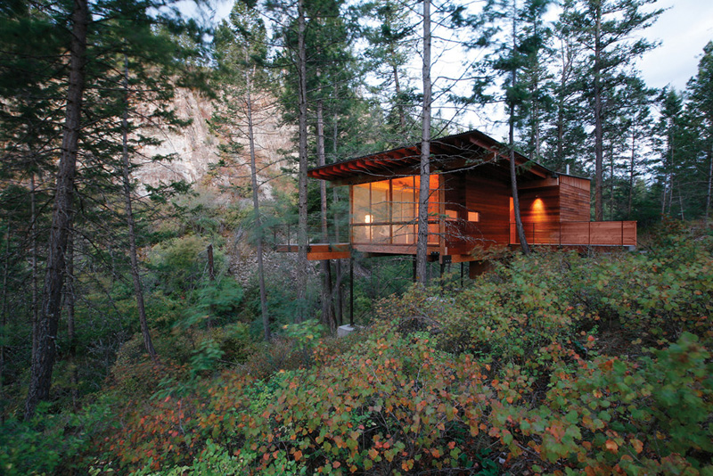 Cabin on Flathead Lake by Andersson Wise Architects