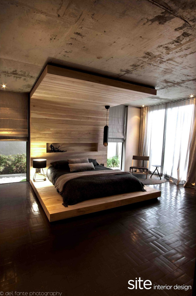 7 Bedrooms That Feature Floor-To-Ceiling Headboards