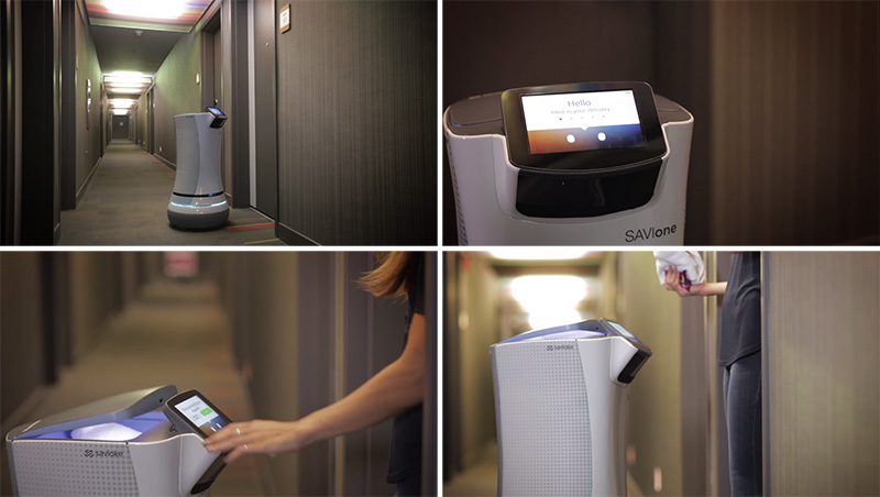 Watch This Hotel Room-Service Robot Deliver Stuff To A Room