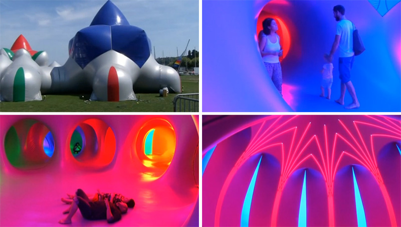 This Giant Inflatable Maze Can Be Found In Switzerland