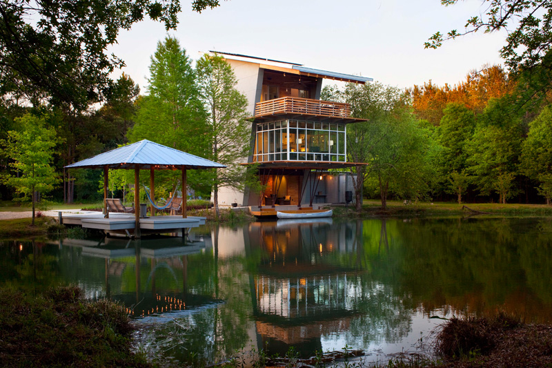 The Pond House At Ten Oaks Farm By Holly And Smith Architects