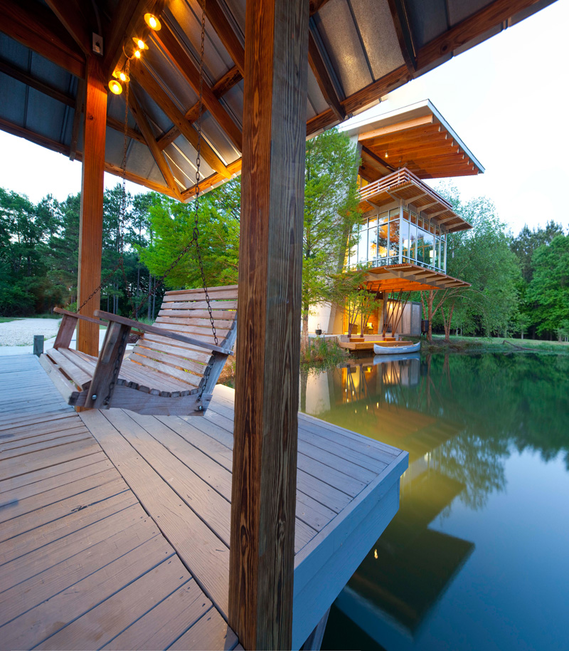 The Pond House At Ten Oaks Farm By Holly And Smith Architects